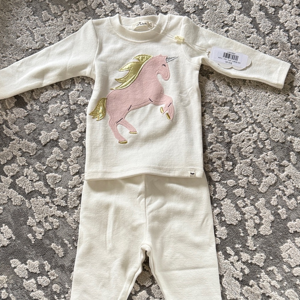 Oh Baby unicorn long sleeve set